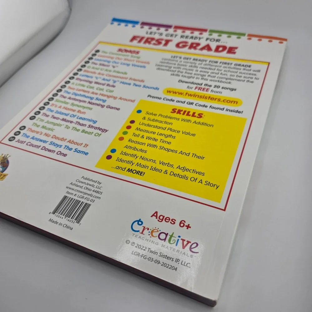 Creative Teaching Materials Lets Get Ready‎ for First Grade Workbook